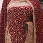 “The Garnet” Premium Designer Saree with Veil