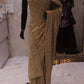 "The Royal Antique Gold" Premium Designer Handcrafted Saree