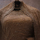 “The Champagne Gold" Premium Georgette Saree with Veil