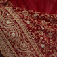 "The Royal Raspberry" Premium Bridal Saree with Veil