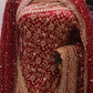"The Royal Raspberry" Premium Bridal Saree with Veil