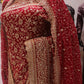 "The Royal Raspberry" Premium Bridal Saree with Veil