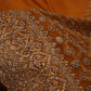 "The Deep Amber Gold" Premium Designer Saree With Veil