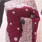 “The Wine Splash” Premium Designer Saree