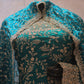 "The Teal Green" Premium Designer Saree With Veil