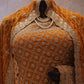 "The Deep Amber Gold" Premium Designer Saree With Veil