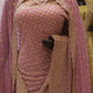 "The Sunset Lavender" Premium Designer Saree with Veil