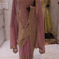 "The Sunset Lavender" Premium Designer Saree with Veil