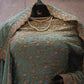 "The Light Turquoise" Premium Designer Saree with Veil