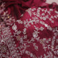 “The Raspberry Glace” Premium Designer Saree