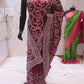 “The Raspberry Glace” Premium Designer Saree