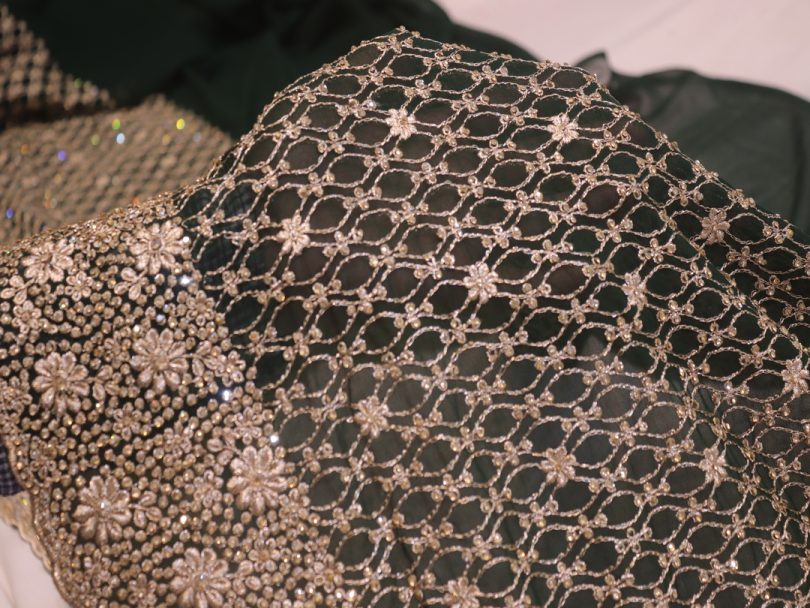 “The Italian Green” Premium Designer Saree