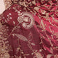 "The Royal Maroon" Premium Bridal Saree with Veil