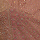 "The Flamingo Pink" Bridal Saree with Veil