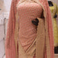 "The Flamingo Pink" Bridal Saree with Veil