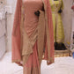"The Flamingo Pink" Bridal Saree with Veil