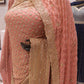 "The Flamingo Pink" Bridal Saree with Veil