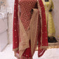 "The Raspberry Sorbet" Bridal Saree with Veil