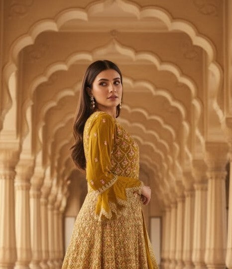The Designer Luxury Frock Style Ready to Wear Dress