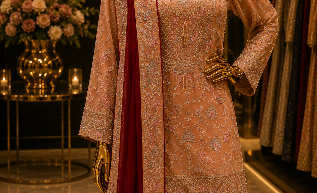 The Luxury Premium Designer Pakistani Shirt Style Ready to Wear Dress