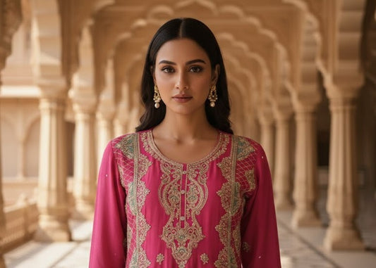 The Designer Pakistani Shirt Style Ready to Wear Dress