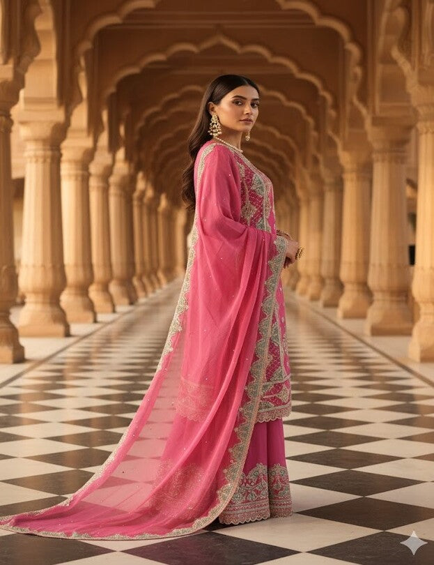 The Designer Pakistani Shirt Style Ready to Wear Dress