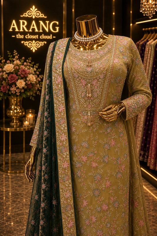 The Luxury Premium Designer Pakistani Shirt Style Ready to Wear Dress