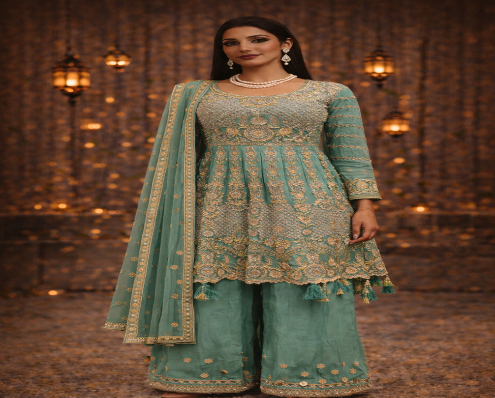 The Premium Designer Frock Style Ready to Wear Dress