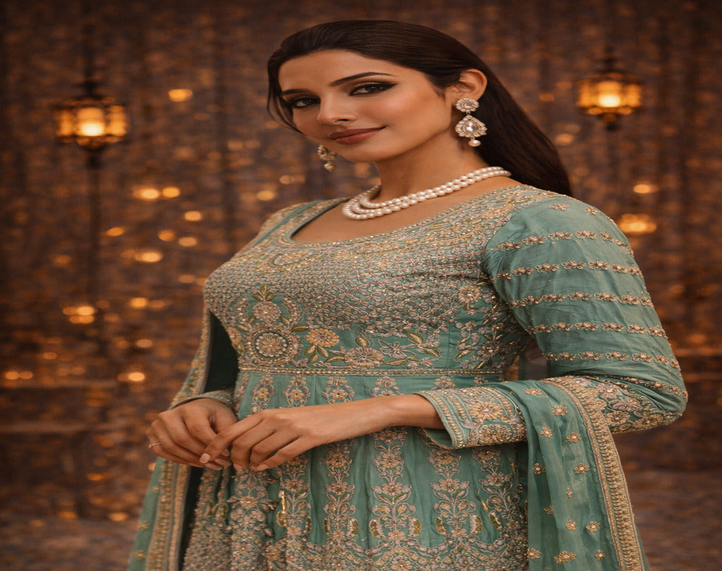 The Premium Designer Frock Style Ready to Wear Dress