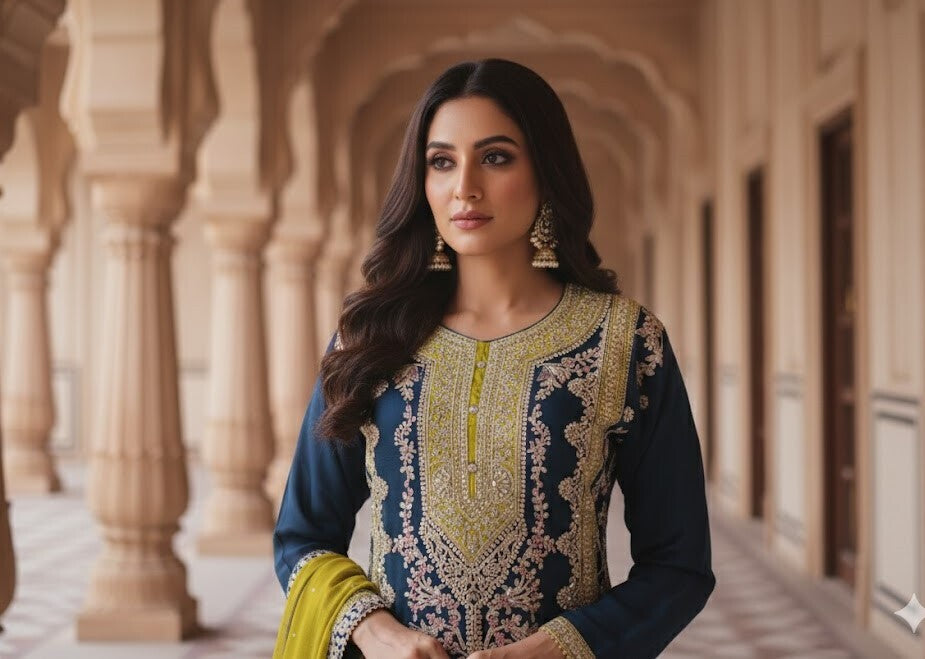 The Designer Pakistani Style Ready to Wear Dress