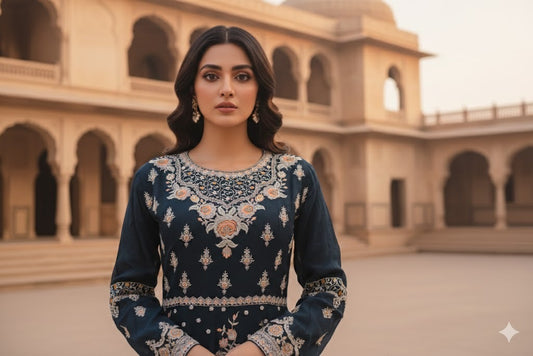 The Designer Luxury Frock Style Ready to Wear Dress
