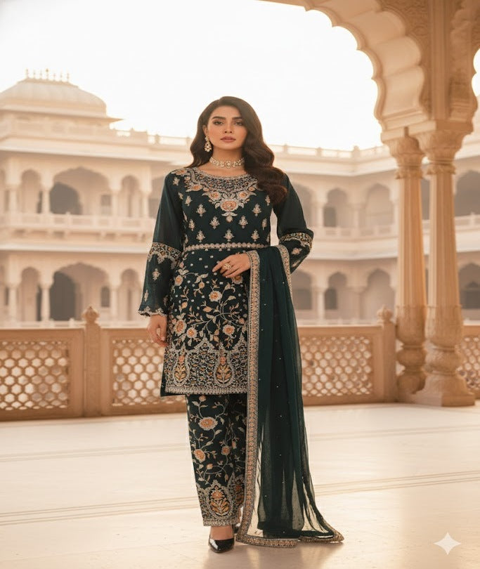 The Designer Luxury Frock Style Ready to Wear Dress