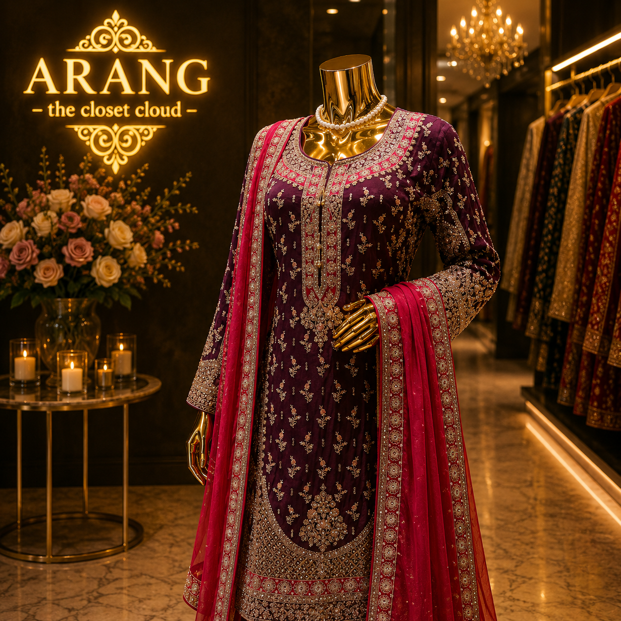 The Premium Designer Pakistani Shirt Style Ready to Wear Dress