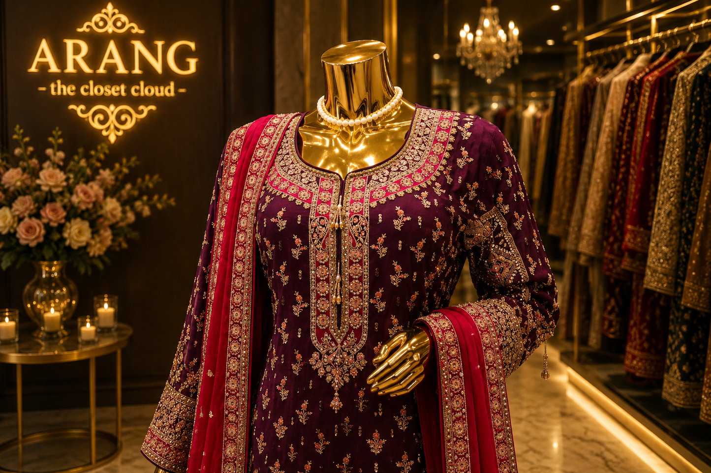 The Premium Designer Pakistani Shirt Style Ready to Wear Dress