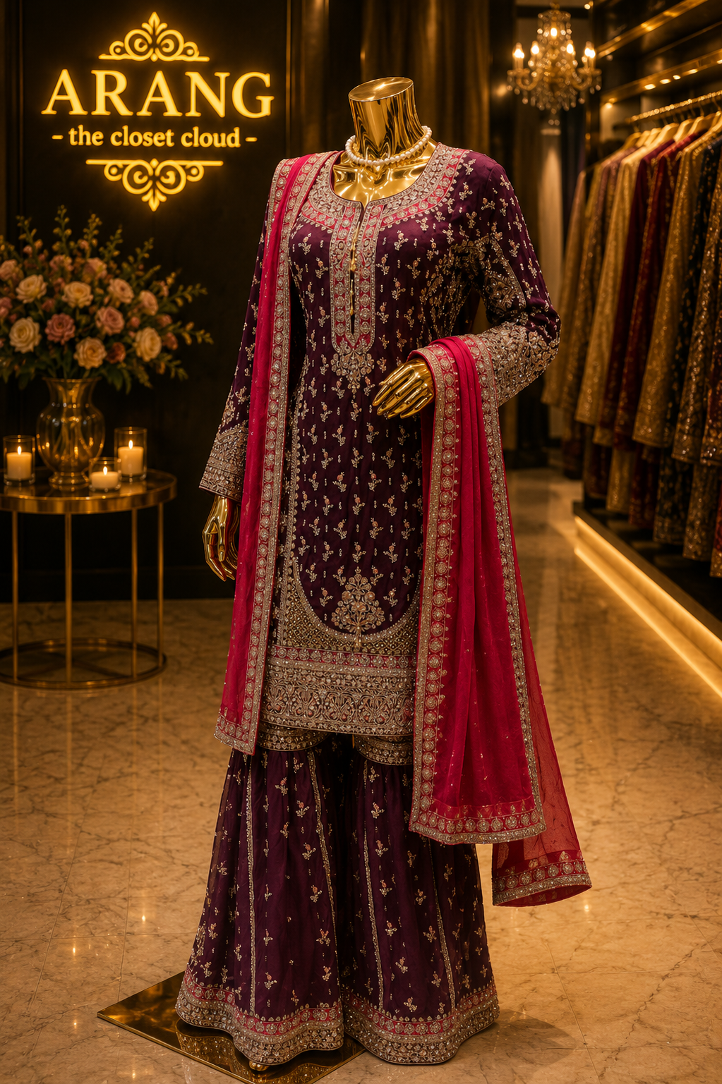 The Premium Designer Pakistani Shirt Style Ready to Wear Dress