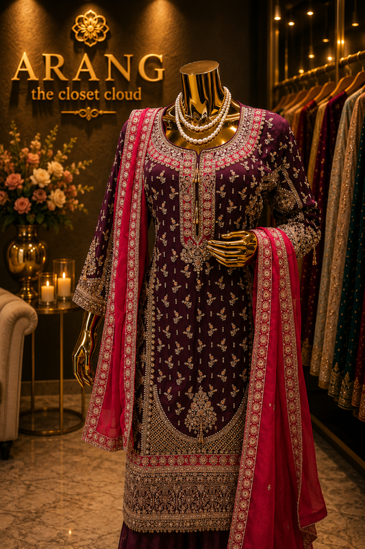 The Premium Designer Pakistani Shirt Style Ready to Wear Dress
