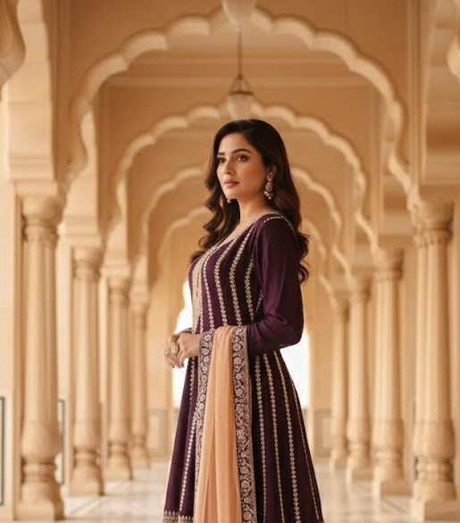 The Premium Designer Frock Style Ready to Wear Dress