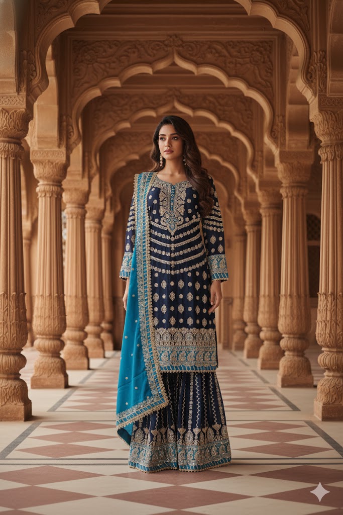 The Luxury Premium Pakistani Shirt Style Ready to Wear Dress
