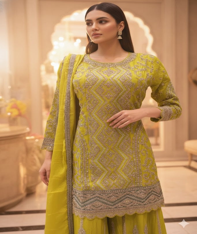 The Premium Designer Pakistani Shirt Style Ready to Wear Dress