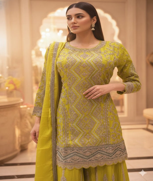 The Premium Designer Pakistani Shirt Style Ready to Wear Dress