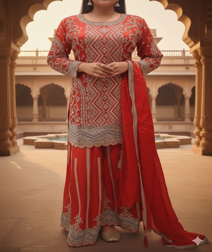 The Premium Designer Pakistani Shirt Style Ready to Wear Dress