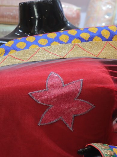 "The Lightning Red " Premium Designer Saree
