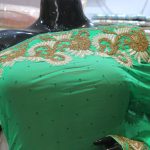 “The Emerald Green” Premium Designer Saree