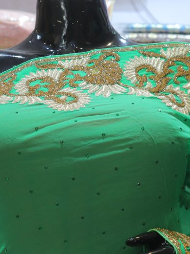 “The Emerald Green” Premium Designer Saree