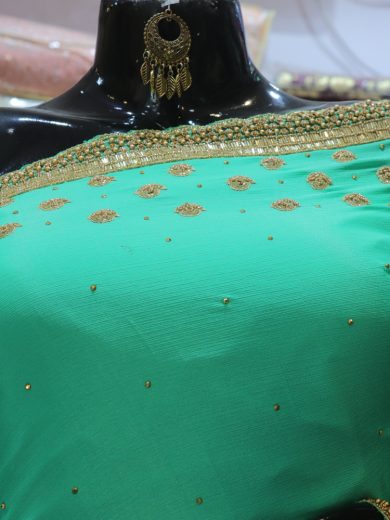 “The Sea Green” Premium Designer Saree