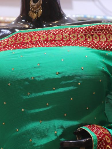 "The Jungle Green" Premium Designer Saree