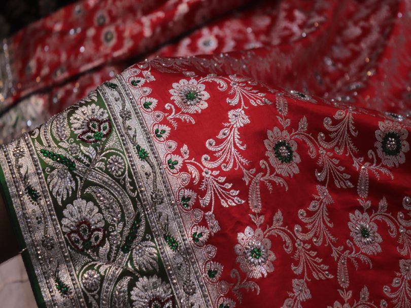 "The Persian Red" Vol 2 Premium Banarasi Silk Saree - Image 5
