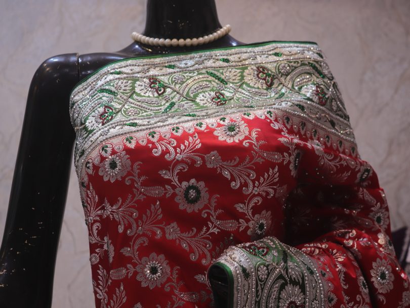 "The Persian Red" Vol 2 Premium Banarasi Silk Saree