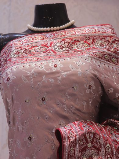 "The Lavendar Duet" Premium Banarasi Silk Saree