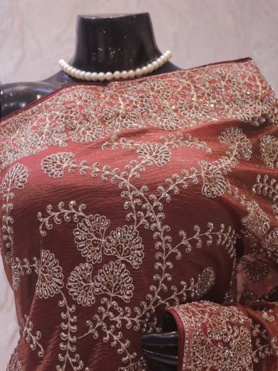 "The Rosewood" Premium Designer Saree